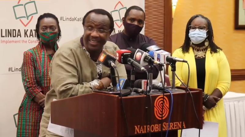 The Linda Katiba Team that led the opposition against the BBI.